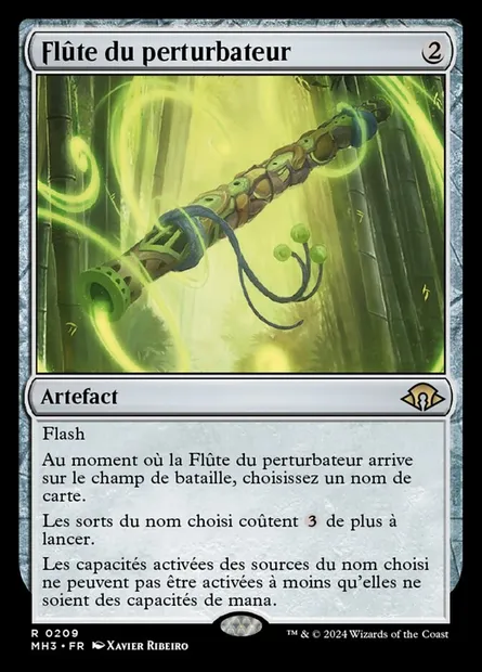 Flûte du perturbateur, carte Magic MH3 209 — extension Modern Horizons 3