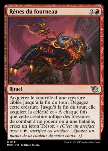 Rênes du fourneau, carte Magic MOM 141 — extension L'invasion des machines