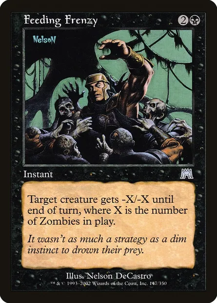 Feeding Frenzy, Magic card ONS 147 — Onslaught set