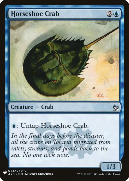 Limule, carte Magic PLST A25-61 — extension The List