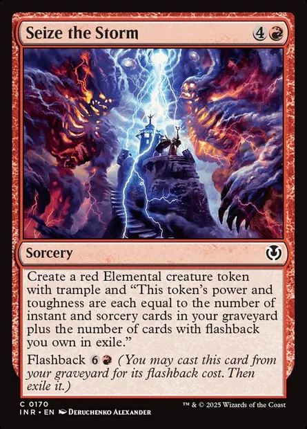 Seize the Storm, Magic card INR 170 — Innistrad Remastered set