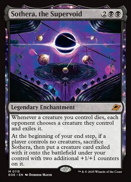 Sothera, the Supervoid, Magic card EOE 115 — Edge of Eternities set