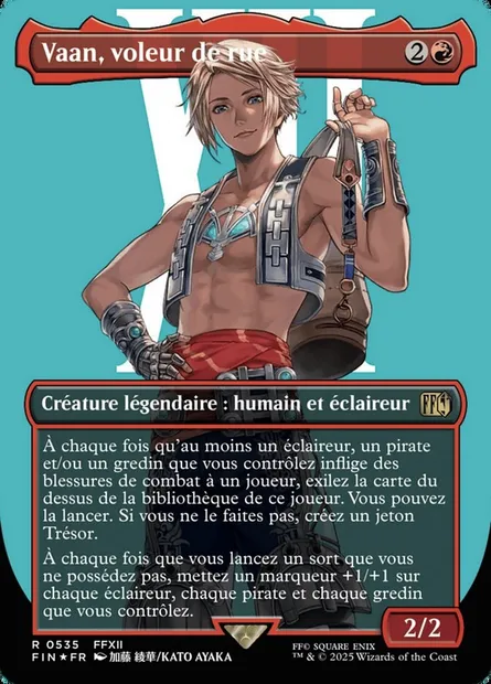 Vaan, voleur de rue, carte Magic FIN 535 — extension Final Fantasy