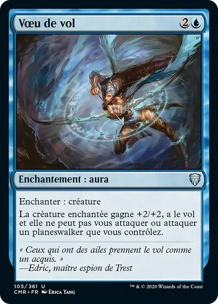 Vœu de vol, carte Magic CMR 105 — extension Commander Legends