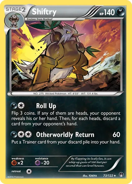 Shiftry, Pokémon card BKP 73 — BREAKpoint set