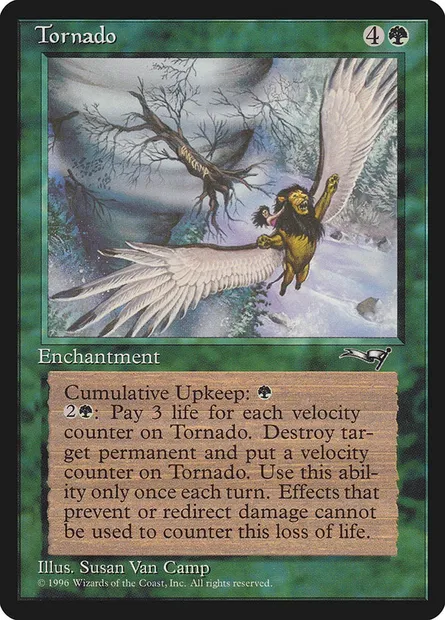 Tornade, carte Magic ALL 101 — extension Alliances