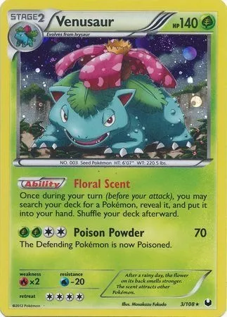 Florizarre, carte Pokémon TDX 003-3 — extension Theme Deck & Blisters Exclusives