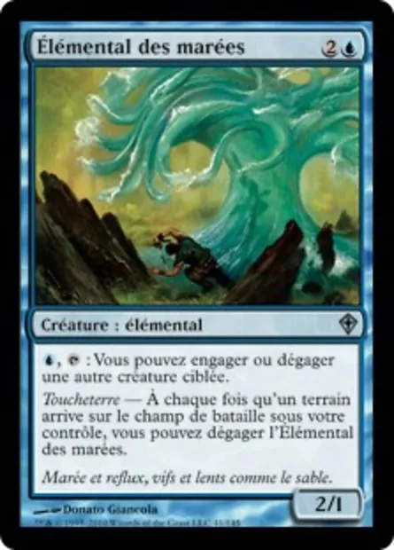 Élémental des marées, carte Magic WWK 41 — extension Worldwake