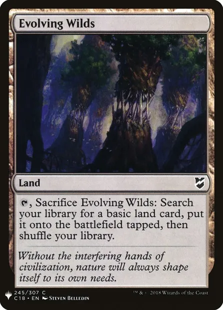 Evolving Wilds, Magic card PLST C18-245 — The List set