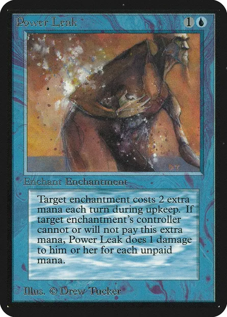 Power Leak, Magic card LEA 71 — Limited Edition Alpha set