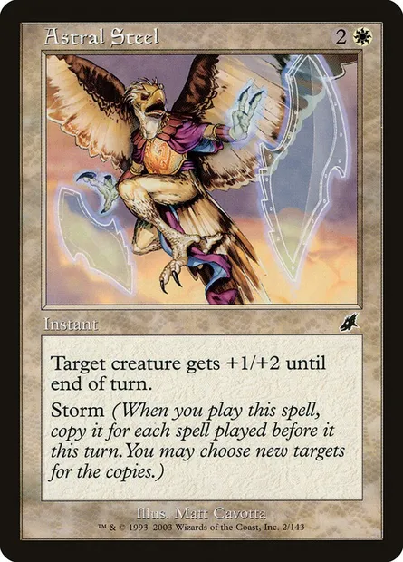 Astral Steel, Magic card SCG 2 — Scourge set