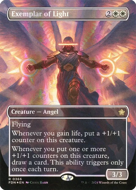 Exemplar of Light, Magic card FDN 366 — Foundations set