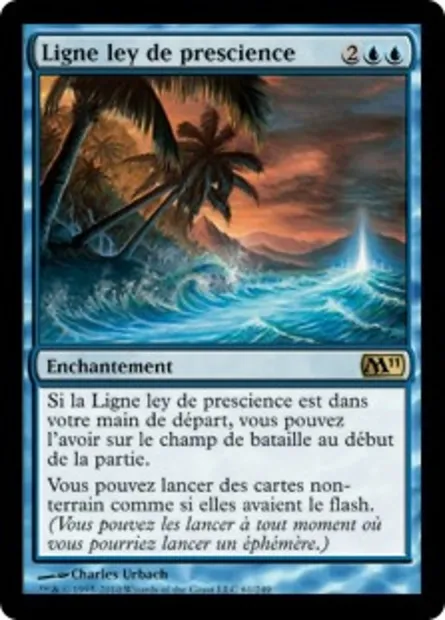 Ligne ley de prescience, carte Magic M11 61 — extension Magic 2011