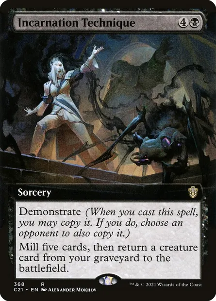 Incarnation Technique, Magic card C21 368 — Commander 2021 set
