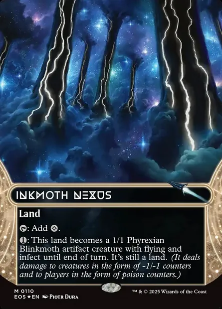 Inkmoth Nexus, Magic card EOS 110 — Edge of Eternities: Stellar Sights set