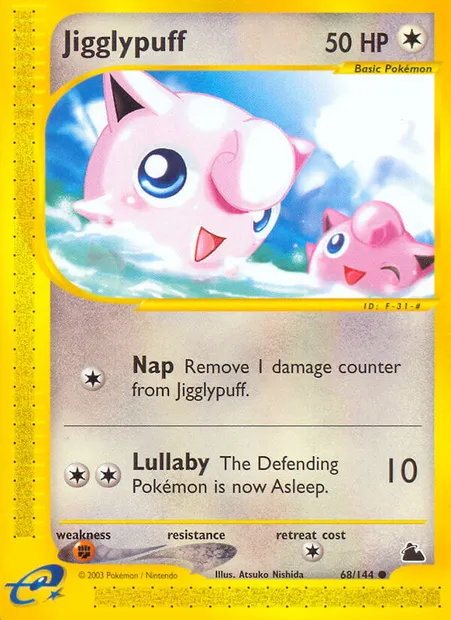 Rondoudou, carte Pokémon SK 68 — extension Skyridge