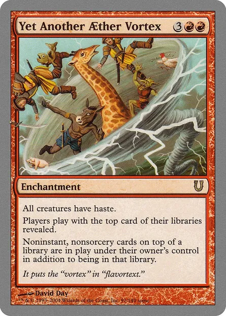 Yet Another Aether Vortex, Magic card UNH 91 — Unhinged set