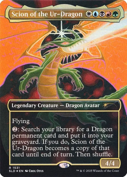 Scion of the Ur-Dragon, Magic card SLD 1531 — Secret Lair Drop set