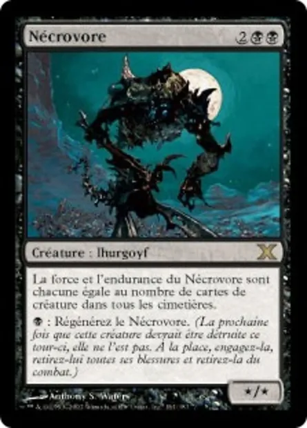 Nécrovore, carte Magic 10E 161 — extension Dixième édition