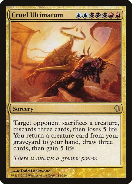 Cruel Ultimatum, Magic card C13 182 — Commander 2013 set