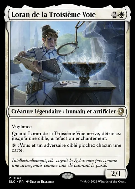 Loran de la Troisième Voie, carte Magic BLC 143 — extension Bloomburrow Commander