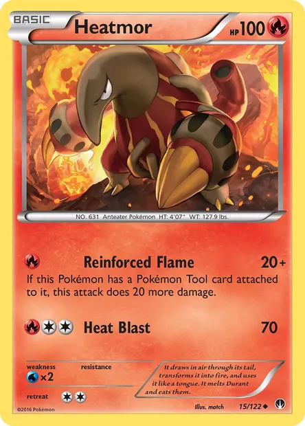 Heatmor, Pokémon card BKP 15 — BREAKpoint set