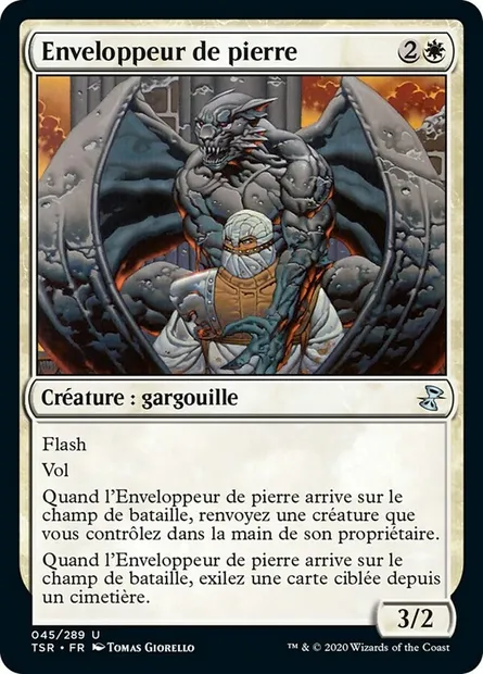 Enveloppeur de pierre, carte Magic TSR 45 — extension Spirale Temporelle Remastered