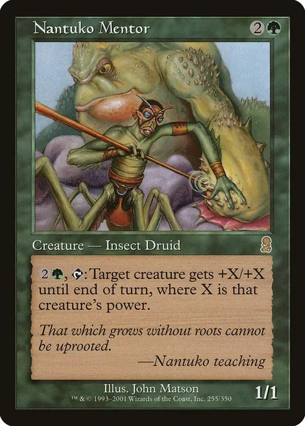 Nantuko Mentor, Magic card ODY 255 — Odyssey set