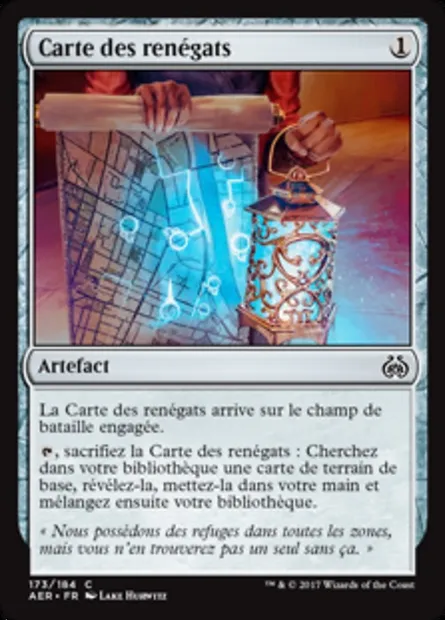 Carte des renégats, carte Magic AER 173 — extension La révolte éthérique