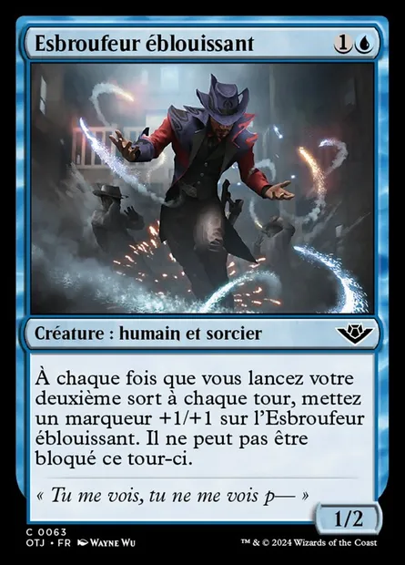 Esbroufeur éblouissant, carte Magic OTJ 63 — extension Outlaws of Thunder Junction