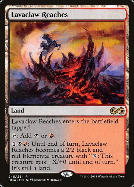 Étendues de Griffelave, carte Magic UMA 245 — extension Ultimate Masters