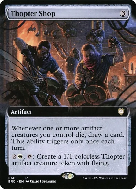 Thopter Shop, Magic card BRC 66 — The Brothers' War Commander set