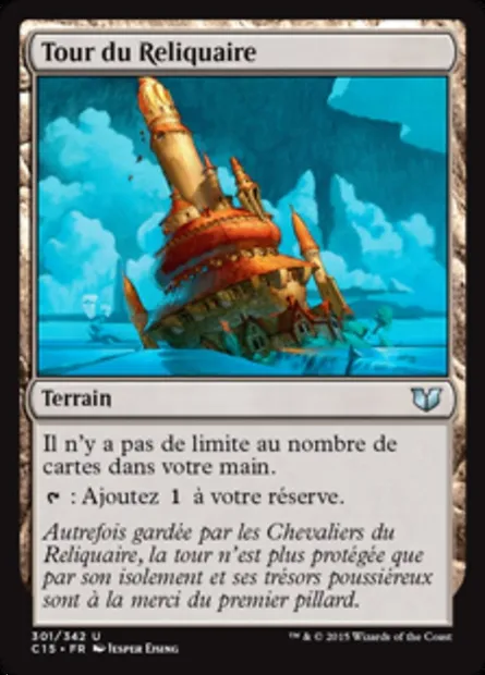 Tour du Reliquaire, carte Magic C15 301 — extension Commander 2015