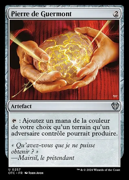 Pierre de Guermont, carte Magic OTC 257 — extension Outlaws of Thunder Junction Commander