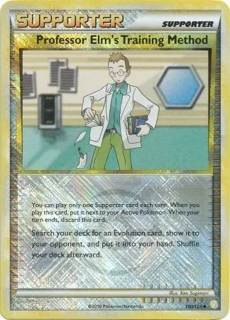 Professor Elm's Training Method, Pokémon card PROF 100 — Professor Program set