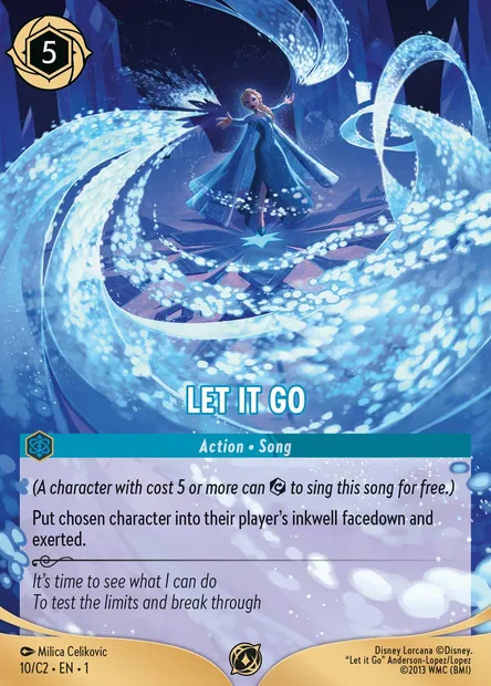 Let it Go, carte Disney Lorcana C2-010 — extension Lorcana Challenge 2025