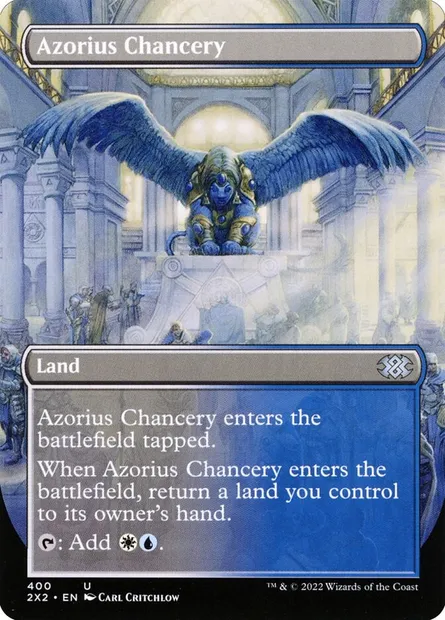Azorius Chancery, Magic card 2X2 400 — Double Masters 2022 set