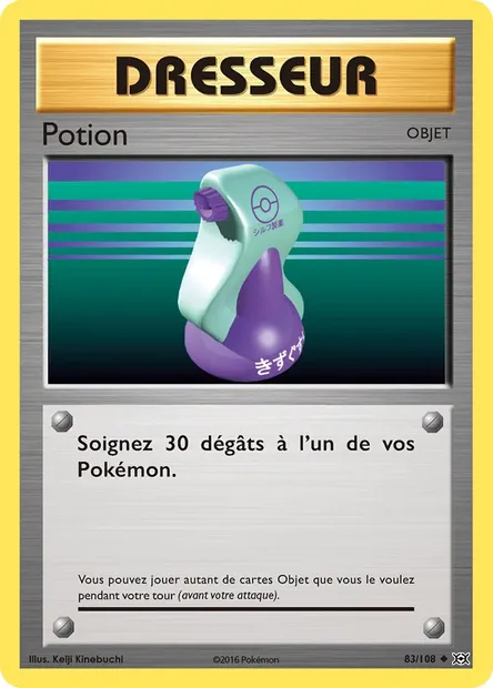 Potion, carte Pokémon EVO 83 — extension Évolutions