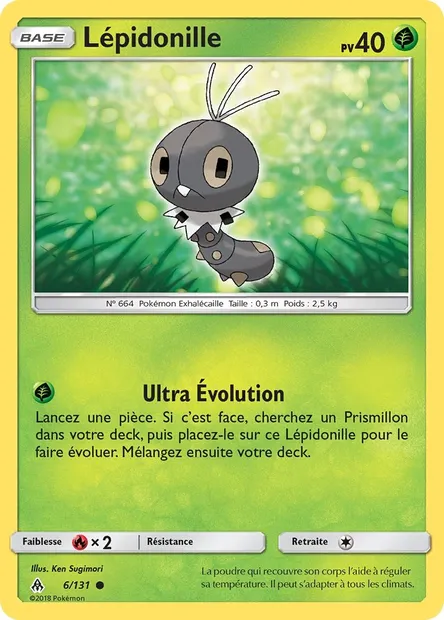 Lépidonille, carte Pokémon FLI 6 — extension Lumière Interdite