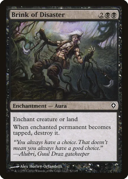 Brink of Disaster, Magic card WWK 52 — Worldwake set