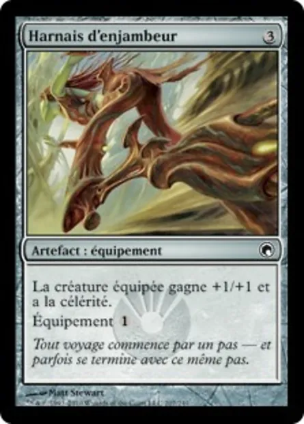 Harnais d'enjambeur, carte Magic SOM 207 — extension Cicatrices de Mirrodin