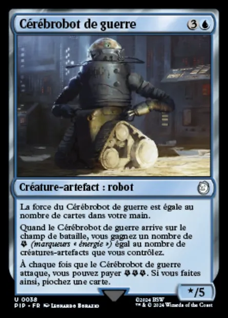 Cérébrobot de guerre, carte Magic PIP 38 — extension Fallout