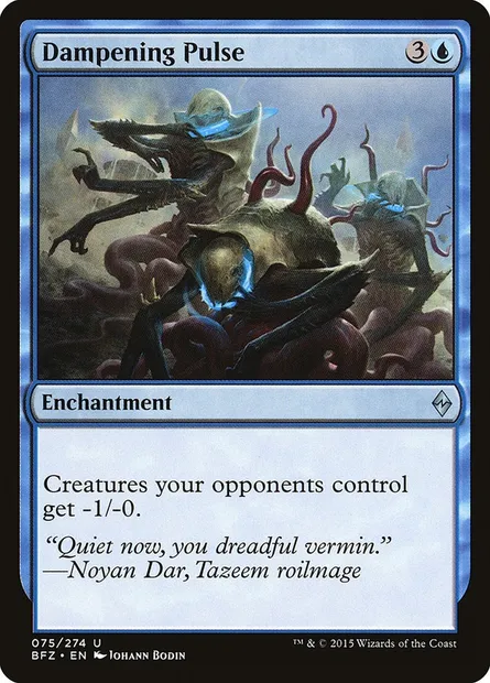 Dampening Pulse, Magic card BFZ 75 — Battle for Zendikar set