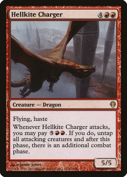 Hellkite Charger, Magic card ARC 41 — Archenemy set