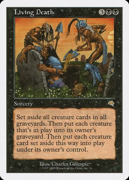 Living Death, Magic card BRB 38 — Battle Royale Box Set set