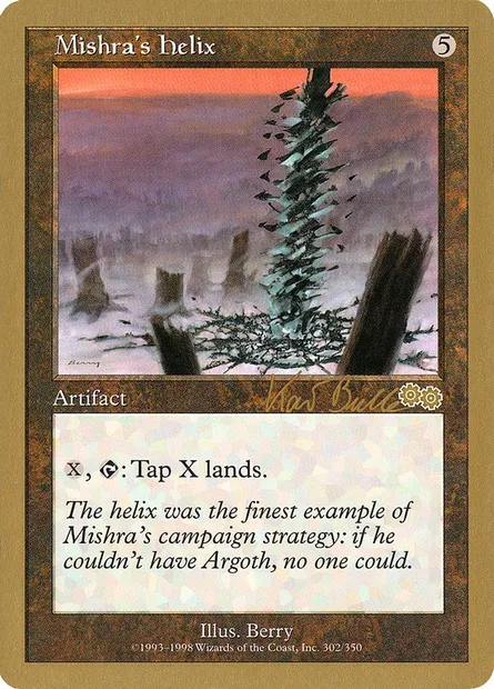 Hélice de Mishra, carte Magic WC99 kb302 — extension World Championship Decks 1999