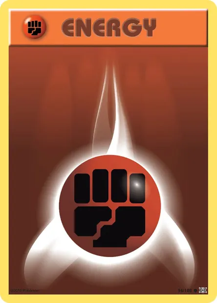 Fighting Energy, Pokémon card EVO 96 — Evolutions set
