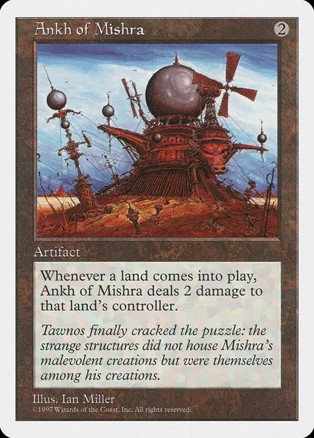 Ankh of Mishra, Magic card 5ED 348 — Fifth Edition set
