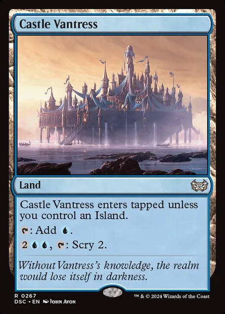 Castle Vantress, Magic card DSC 267 — Duskmourn: House of Horror Commander set