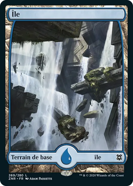 Île, carte Magic ZNR 269 — extension Renaissance de Zendikar